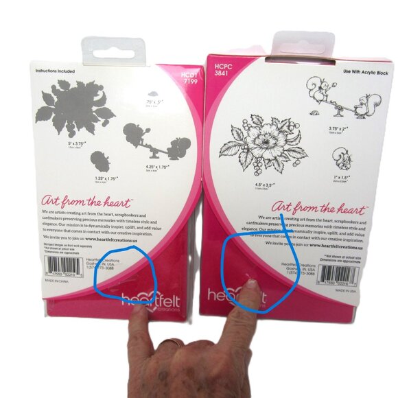 Heartfelt Creations Oakberry Lane Antics Craft Dies & Cling Stamps NEW Floral - Picture 4 of 4